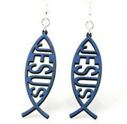 Fish JESUS Earrings # 1189
