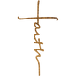 Faith Cross - Metal Wall Art