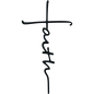 Faith Cross - Metal Wall Art