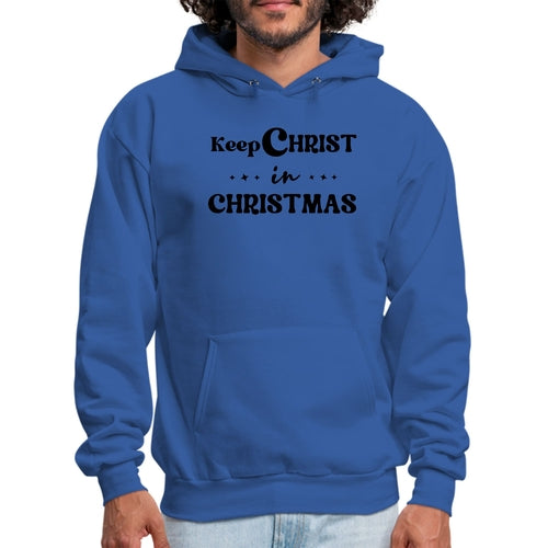 Mens Graphic Hoodie Keep Christ in Christmas - Christian Holiday