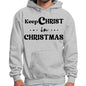 Mens Graphic Hoodie Keep Christ in Christmas - Christian Holiday