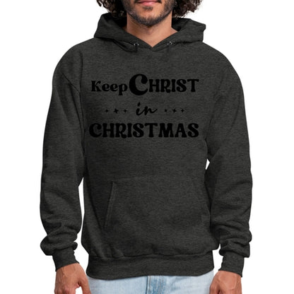 Mens Graphic Hoodie Keep Christ in Christmas - Christian Holiday