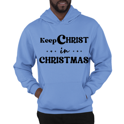 Mens Graphic Hoodie Keep Christ in Christmas - Christian Holiday