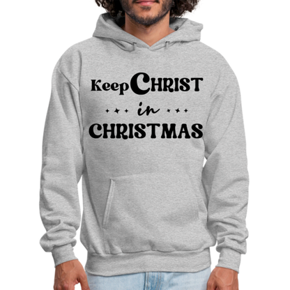 Mens Graphic Hoodie Keep Christ in Christmas - Christian Holiday