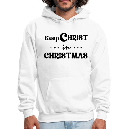 Mens Graphic Hoodie Keep Christ in Christmas - Christian Holiday