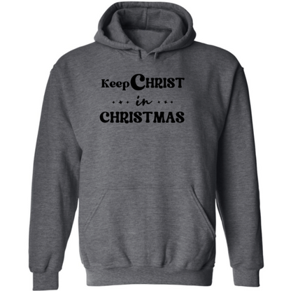 Mens Graphic Hoodie Keep Christ in Christmas - Christian Holiday